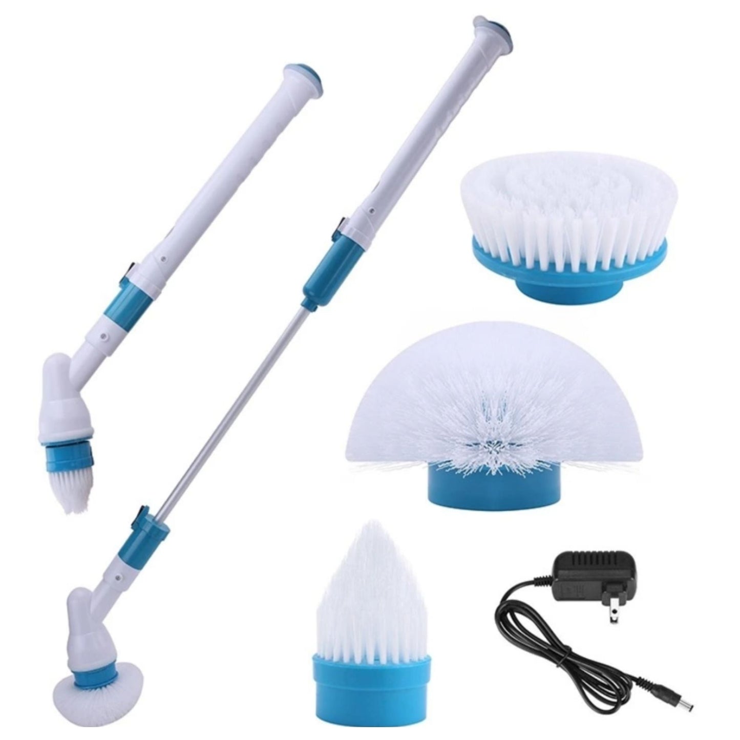 Extendable Cordless Power Scrubber For Bathrooms & Kitchen